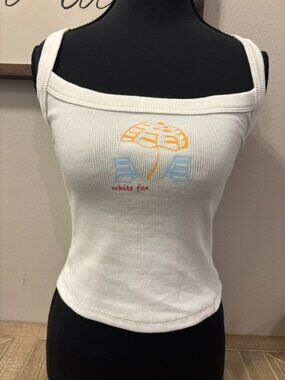 White Fox Life's a Beach Tank Top